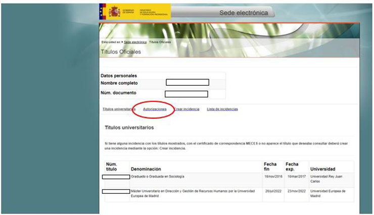 Consulta de t&iacute;tulos