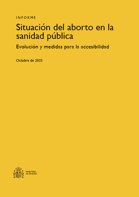 Portada del informe: Interrupci&oacute;n voluntaria del embarazo. Comparativa p&uacute;blico-privada. Periodo 2015 2024