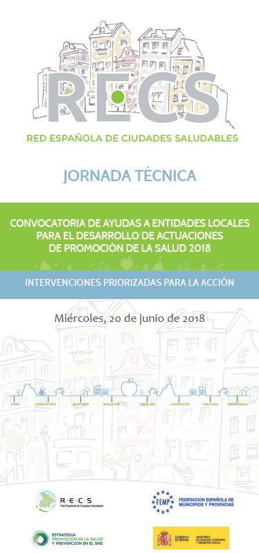Imagen de la Jornada T&eacute;cnica sobre la convocatoria de ayudas a entidades locales para el desarrollo de actuaciones de promoci&oacute;n de la salud 2018. Intervenciones priorizadas para la acci&oacute;n (IPAs)