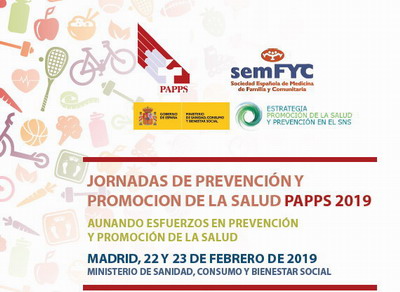Jornada de Prevenci&oacute;n y Promoci&oacute;n de la Salud PAPPS 2019