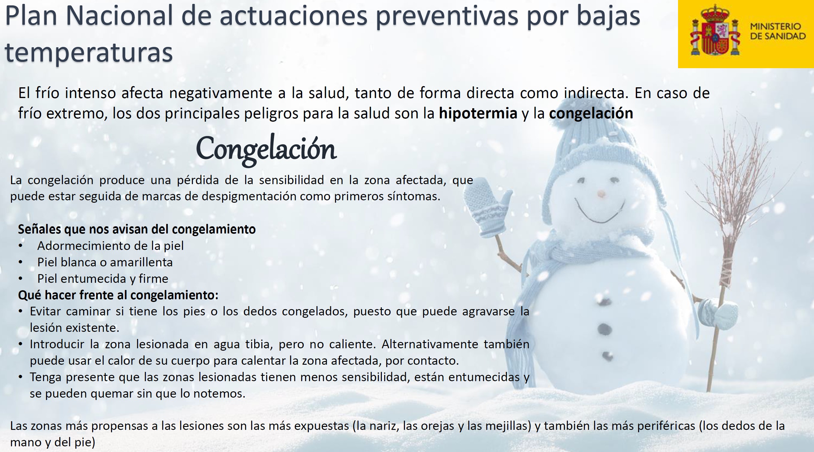 Infograf&iacute;a Congelaci&oacute;n