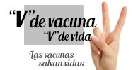 Campa&ntilde;a de Vacunaci&oacute;n. &ldquo;V&rdquo;de vacuna &ldquo;V&rdquo;de vida.  Las vacunas salvan vidas