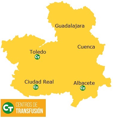 Centros de Transfusi&oacute;n de Castilla-La Mancha