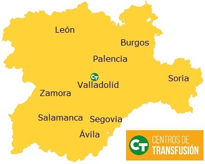 Centros de Transfusi&oacute;n de Castilla y Le&oacute;n