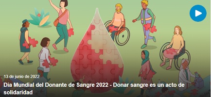 V&iacute;deo D&iacute;a mundial del donante de sangre - 14 de junio