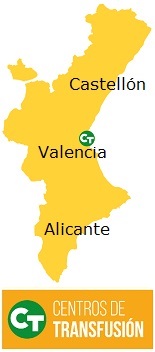 Centros de Transfusi&oacute;n de Comunidad Valenciana