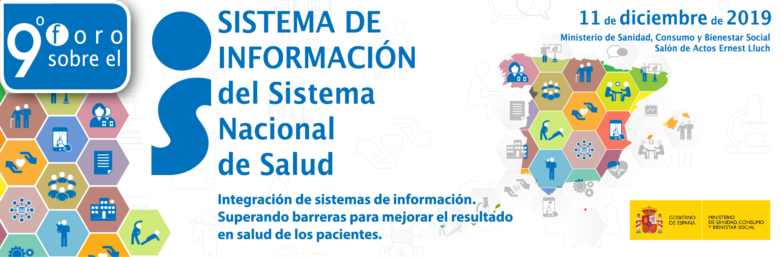 Logotipo del 9&ordm; Foro del Sistema Nacional de Salud