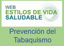 Apartado de Prevenci&oacute;n del tabaquismo de la web de estilos de vida saludable