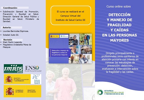 Curso online sobre Detecci&oacute;n y Manejo de Fragilidad y Ca&iacute;das en las Personas Mayores