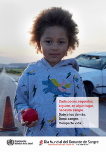 Cartel D&iacute;a Mundial del Donante de Sangre 2018